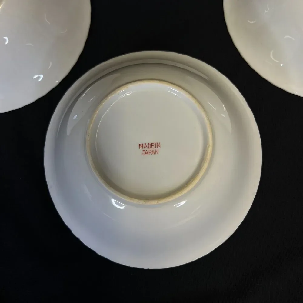 Vintage Yamatsu Japan Lusterware Soup Cereal Bowl Floral Design 7
